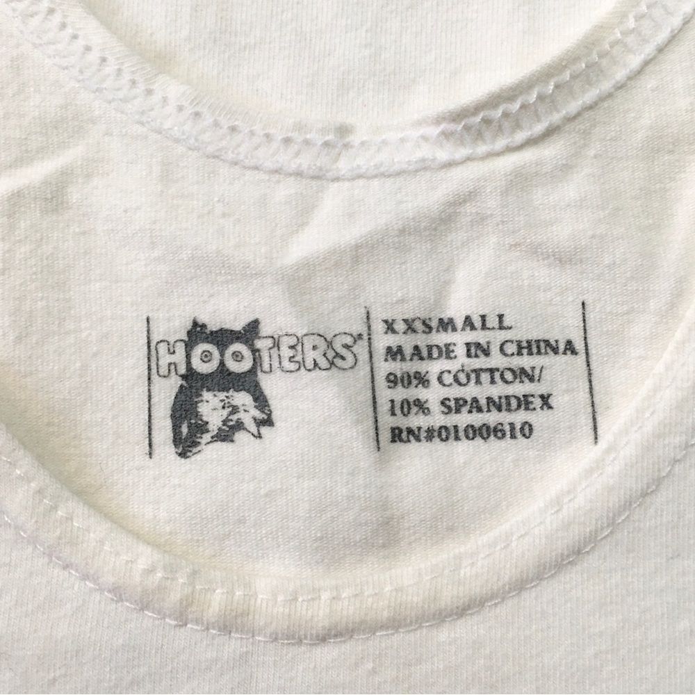 Hooters Logo Waitress Uniform Tank Top View 6